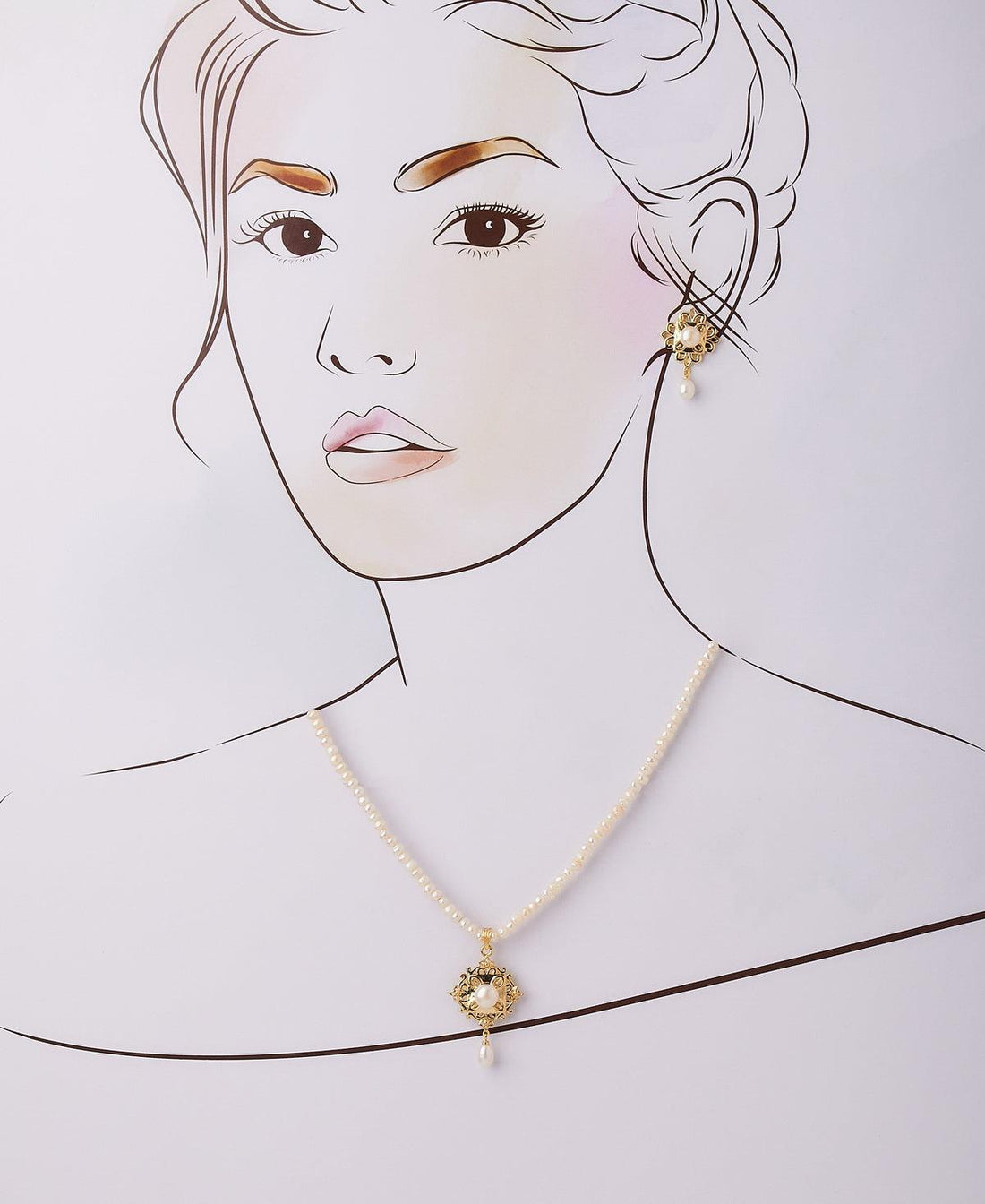 Trendy Real Pearl Necklace Set - Chandrani Pearls