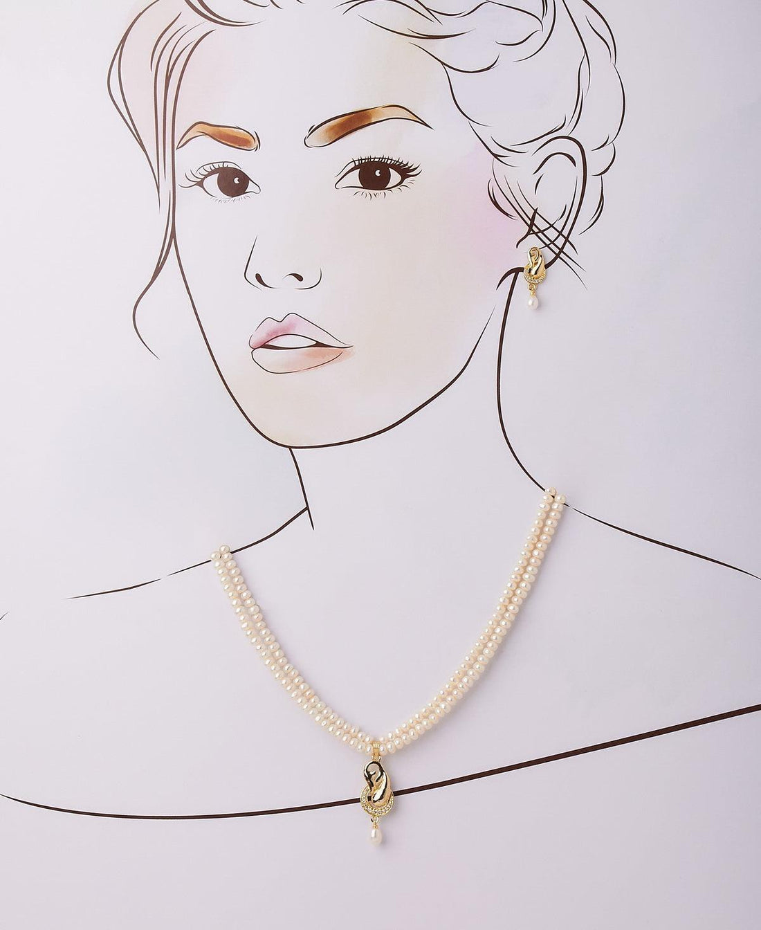 Trendy Real Pearl Necklace Set - Chandrani Pearls