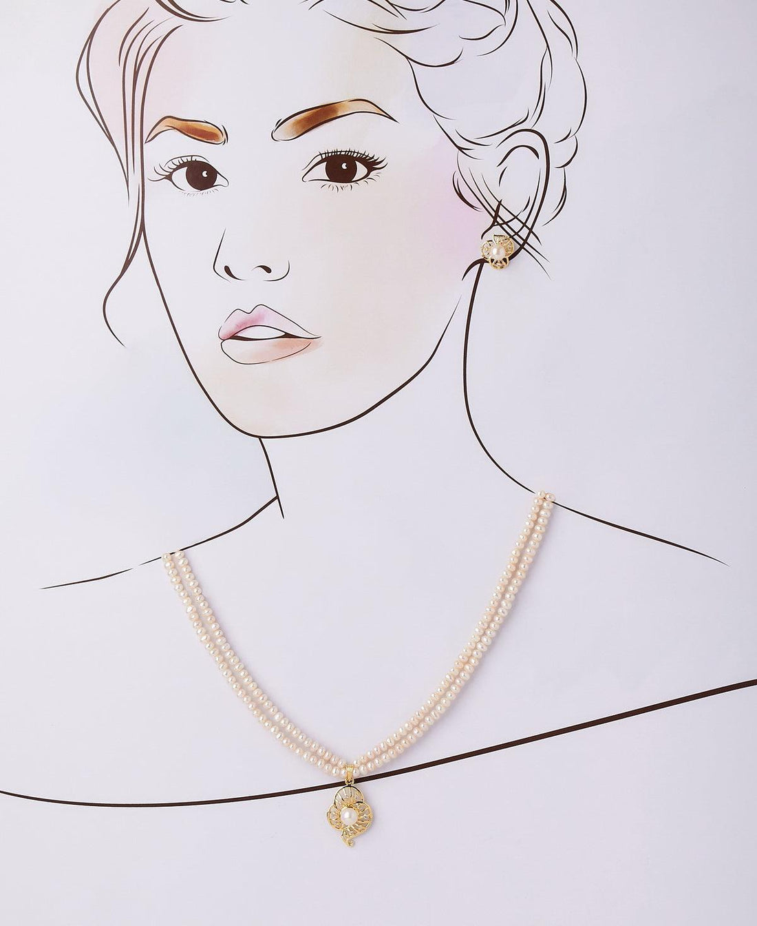 Trendy Real Pearl Necklace Set - Chandrani Pearls