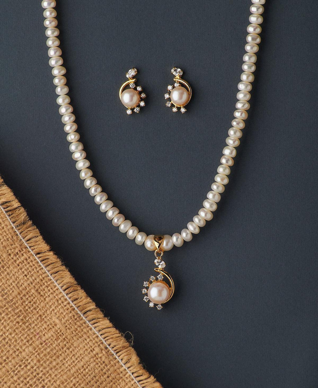 Trendy Real Pearl Necklace Set - Chandrani Pearls