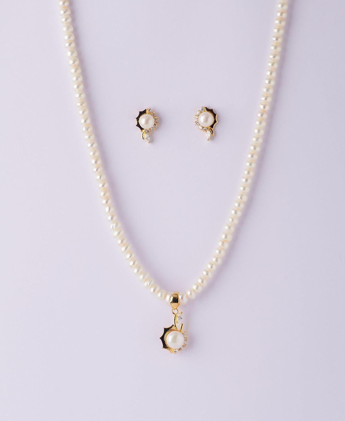 Trendy Real Pearl Necklace Set - Chandrani Pearls