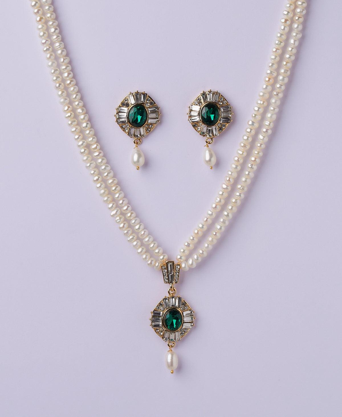 Trendy Real Pearl Necklace Set - Chandrani Pearls