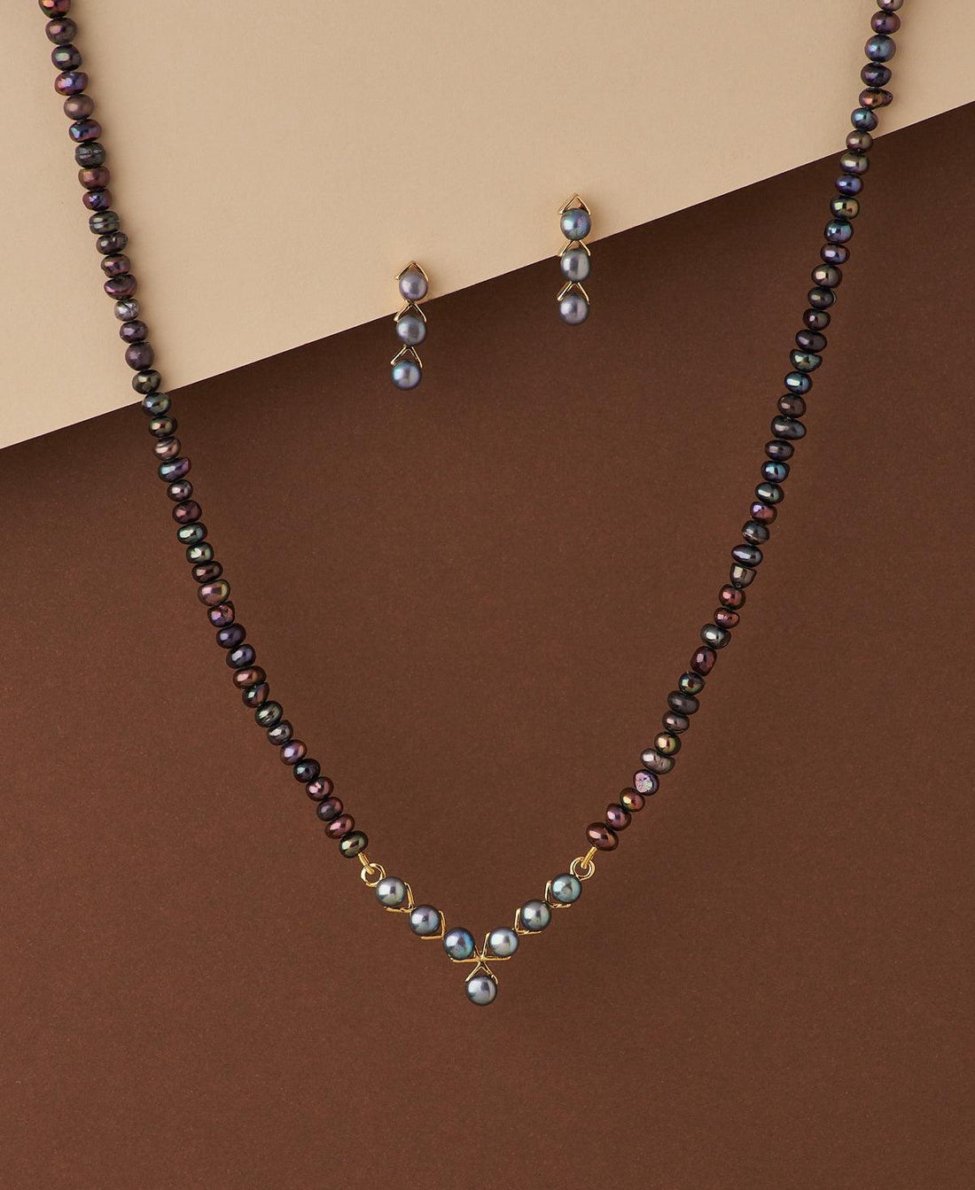 Trendy Real Pearl Necklace Set - Chandrani Pearls