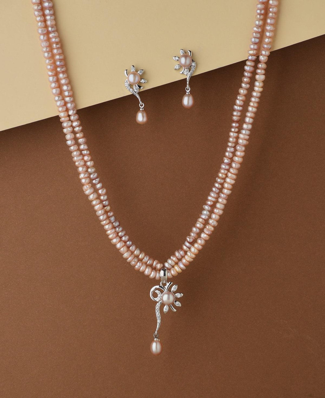 Trendy Real Pearl Necklace Set - Chandrani Pearls