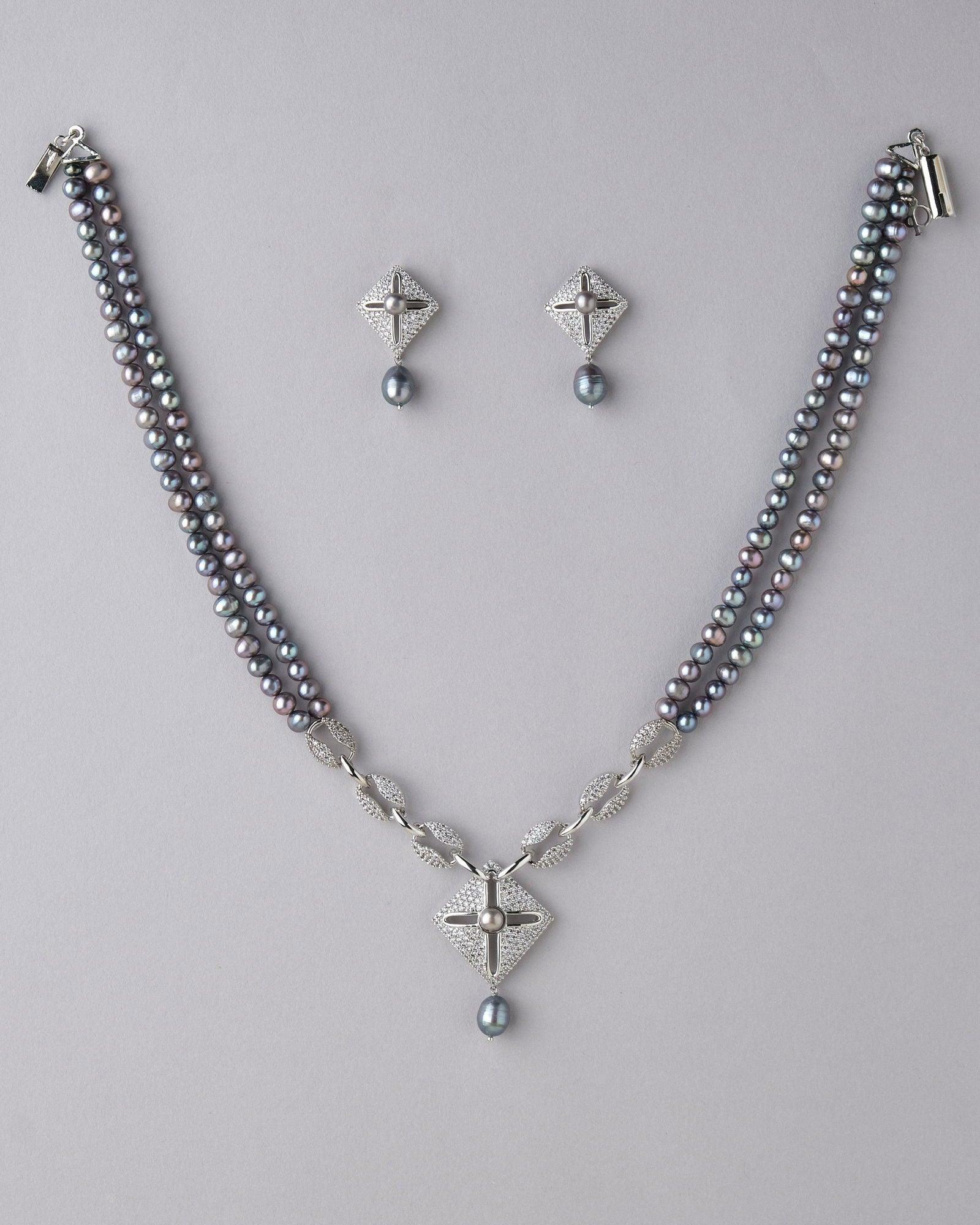 Trendy Real Pearl Necklace Set - Chandrani Pearls