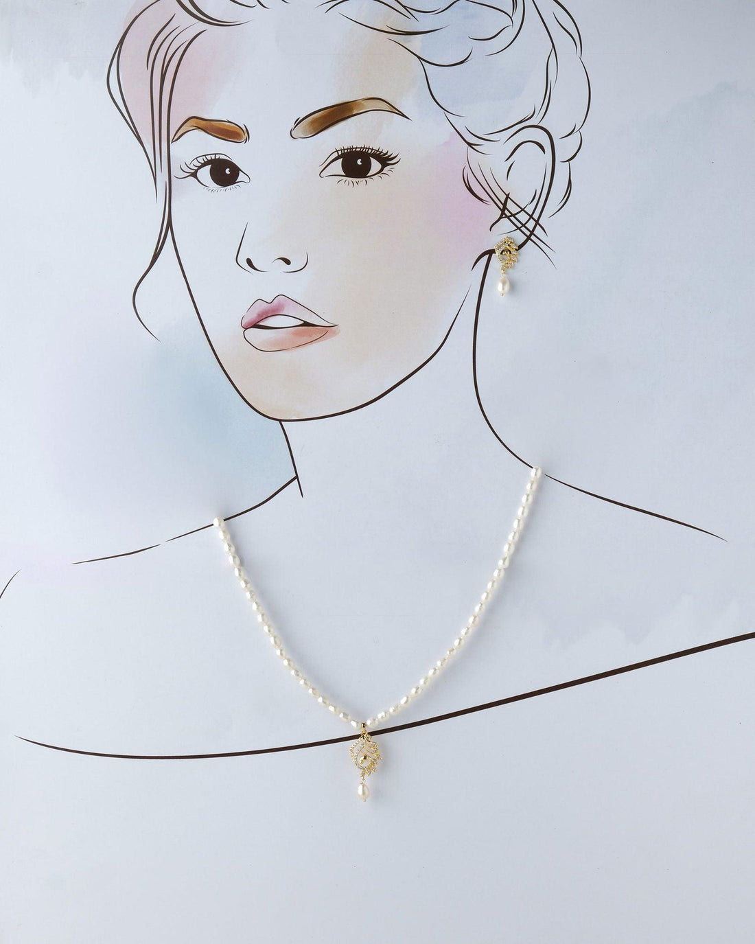 Trendy Real Pearl Necklace Set - Chandrani Pearls