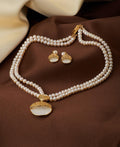 Trendy Real Pearl Pendant Set - Chandrani Pearls