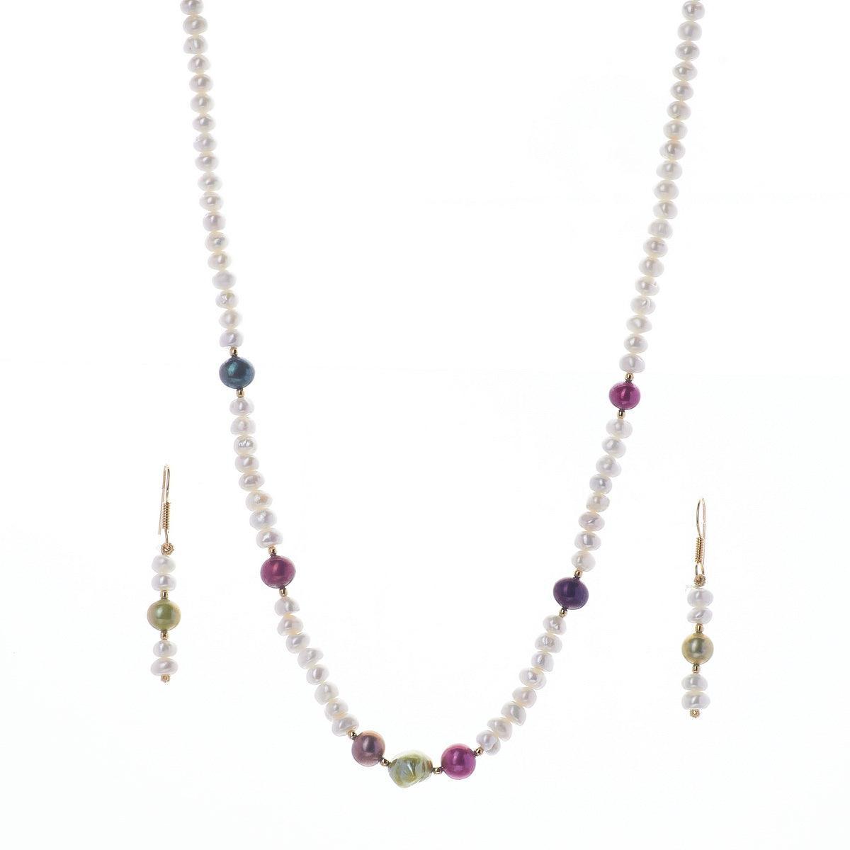 Trendy Real Pearl Set - Chandrani Pearls