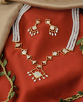 Trendy Regal Real Pearl Necklace Set - Chandrani Pearls
