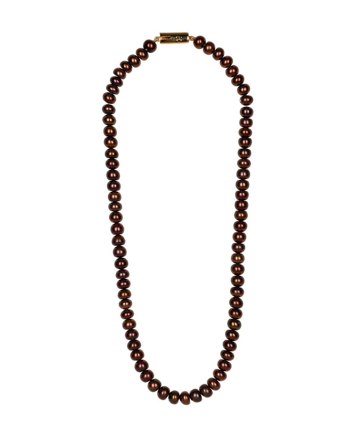 Trendy Single line Pearl Necklace - Chandrani Pearls
