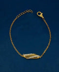 Trendy Stone Studded Bracelet - Chandrani Pearls