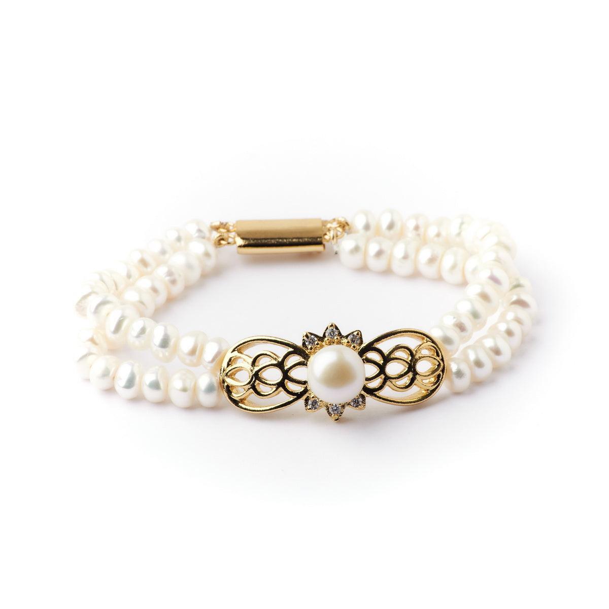 Trendy Stone Studded Bracelet - Chandrani Pearls