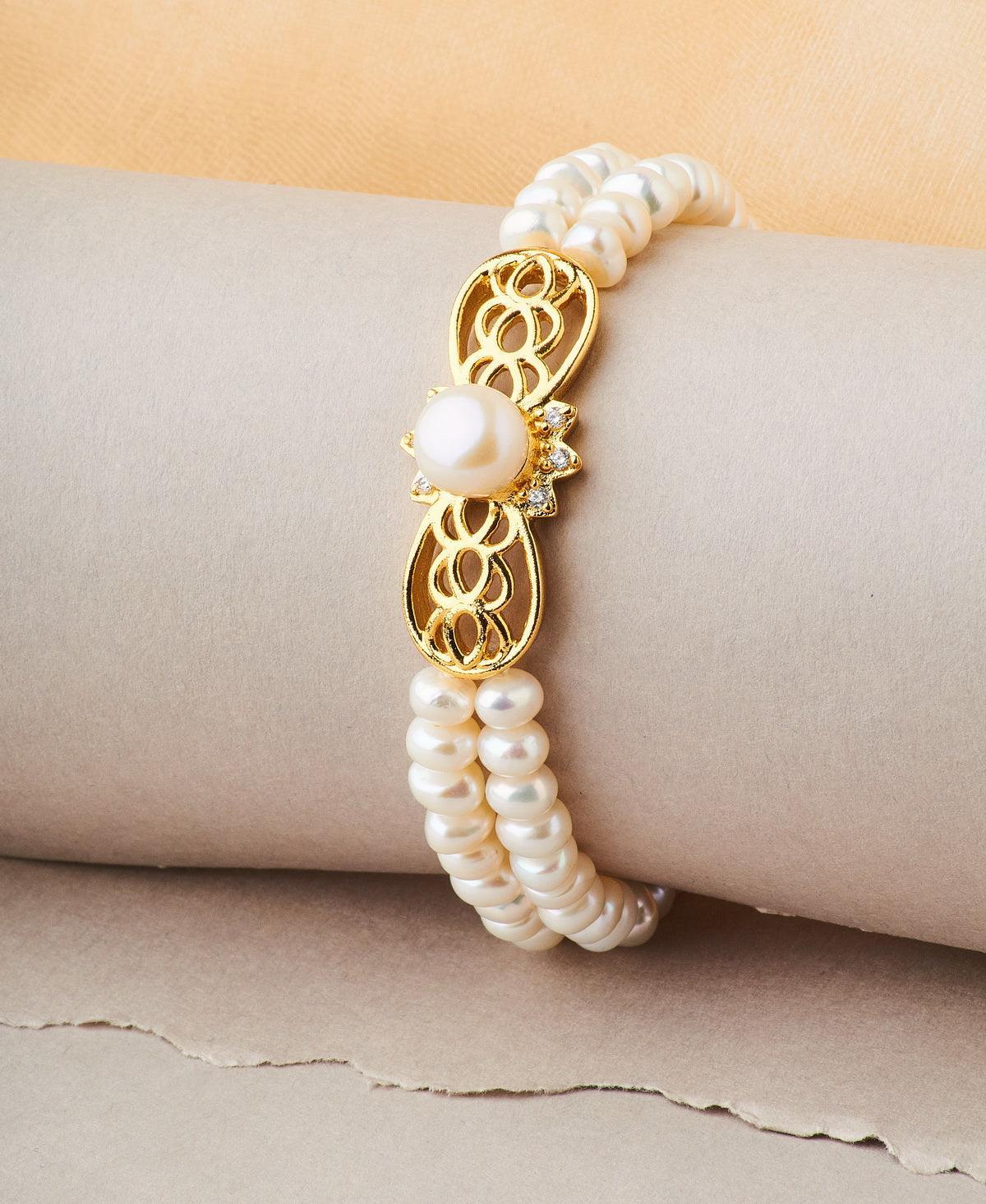 Trendy Stone Studded Bracelet - Chandrani Pearls