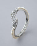 Trendy Stone Studded Pearl Bangle - Chandrani Pearls