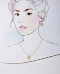 Trendy Stone Studded Pearl Necklace Set - Chandrani Pearls