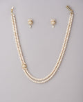 Trendy Stone Studded Pearl Necklace Set - Chandrani Pearls