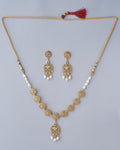 Trendy Stone Studded Pearl Necklace Set - Chandrani Pearls
