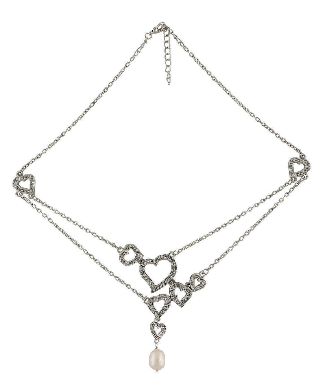 Trendy Stone Studded Pendant Set - Chandrani Pearls