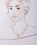 Trendy Stone Studded Pendant Set - Chandrani Pearls