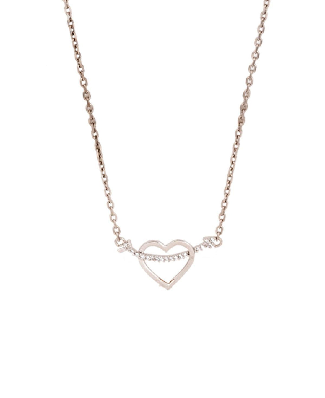 Trendy Stone Studded Silver Pendant - Chandrani Pearls