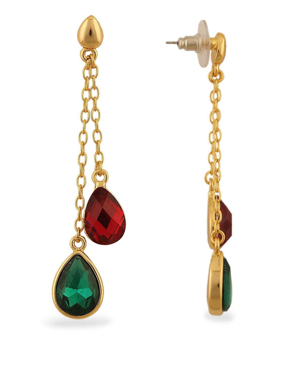 Trendy Stone hanging Earring - Chandrani Pearls