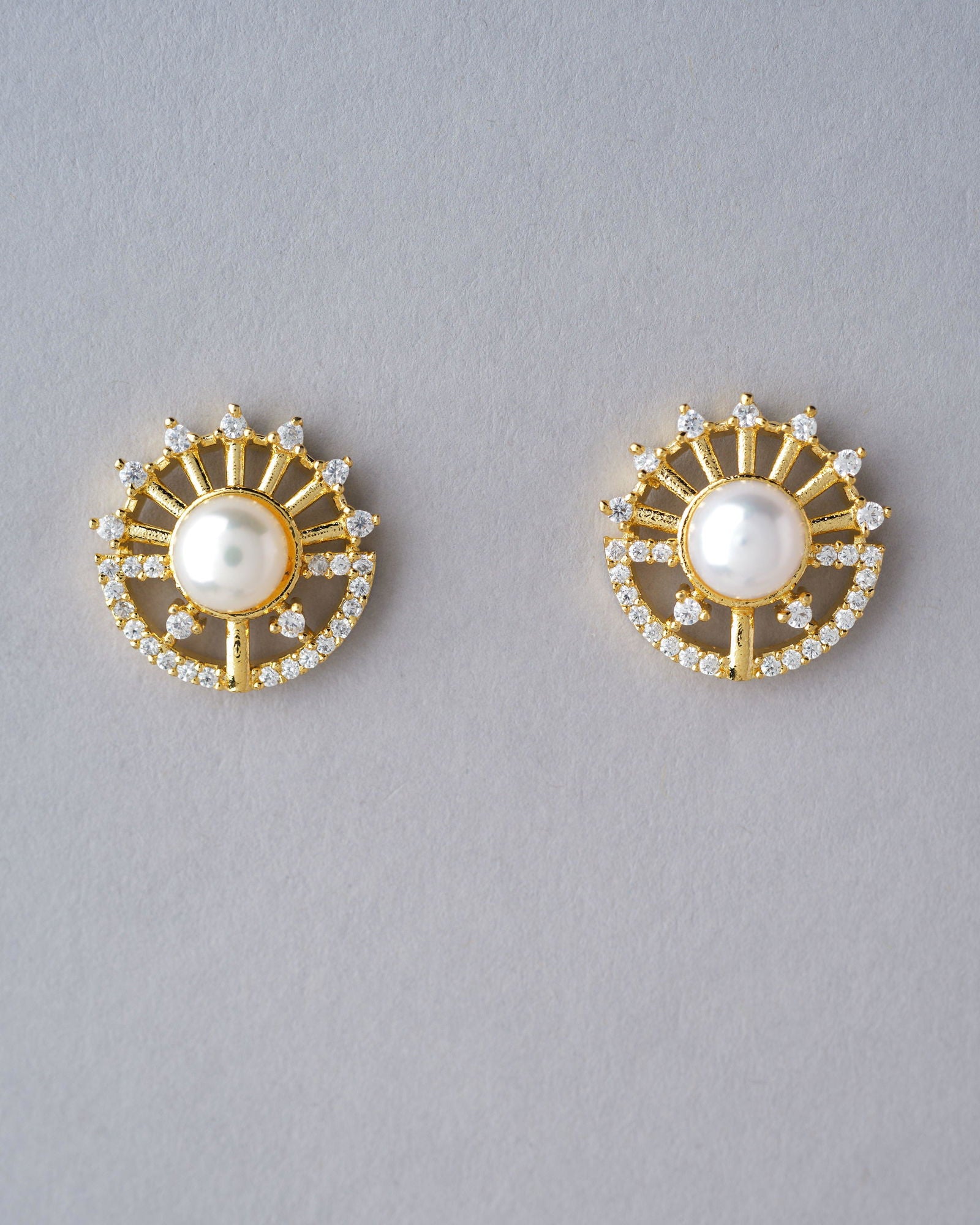 Trendy Stud Pearl Earring - Chandrani Pearls