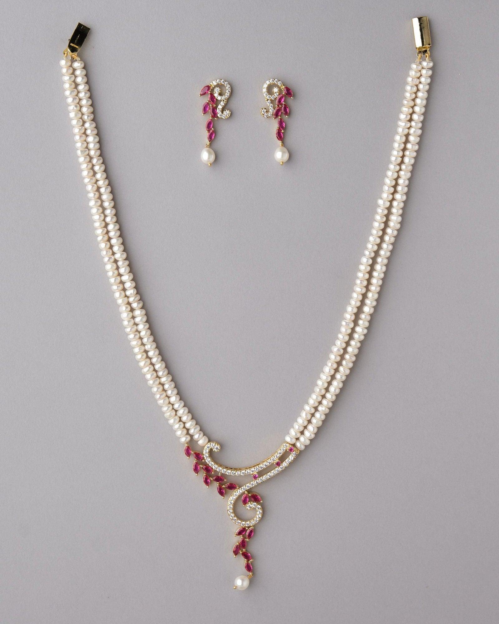 Trendy Vintage Pearl Necklace Set - Chandrani Pearls