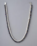 Trendy White & Black Necklace - Chandrani Pearls