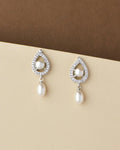 Trendy White Hang Pearl Earring - Chandrani Pearls