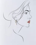 Trendy White Hang Pearl Earring - Chandrani Pearls