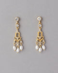 Trendy White Hang Pearl Earring - Chandrani Pearls