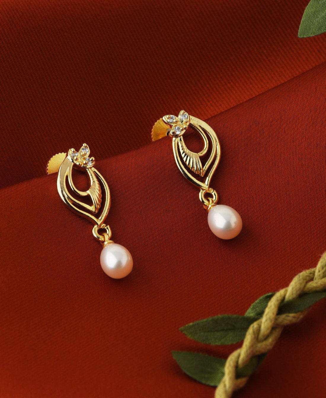 Trendy White Pearl Hanging Earring - Chandrani Pearls