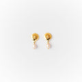 Trendy White Pearl Hanging Earrings - Chandrani Pearls