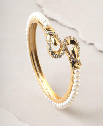Trendy and Fashionable Pearl Bangle - Chandrani Pearls