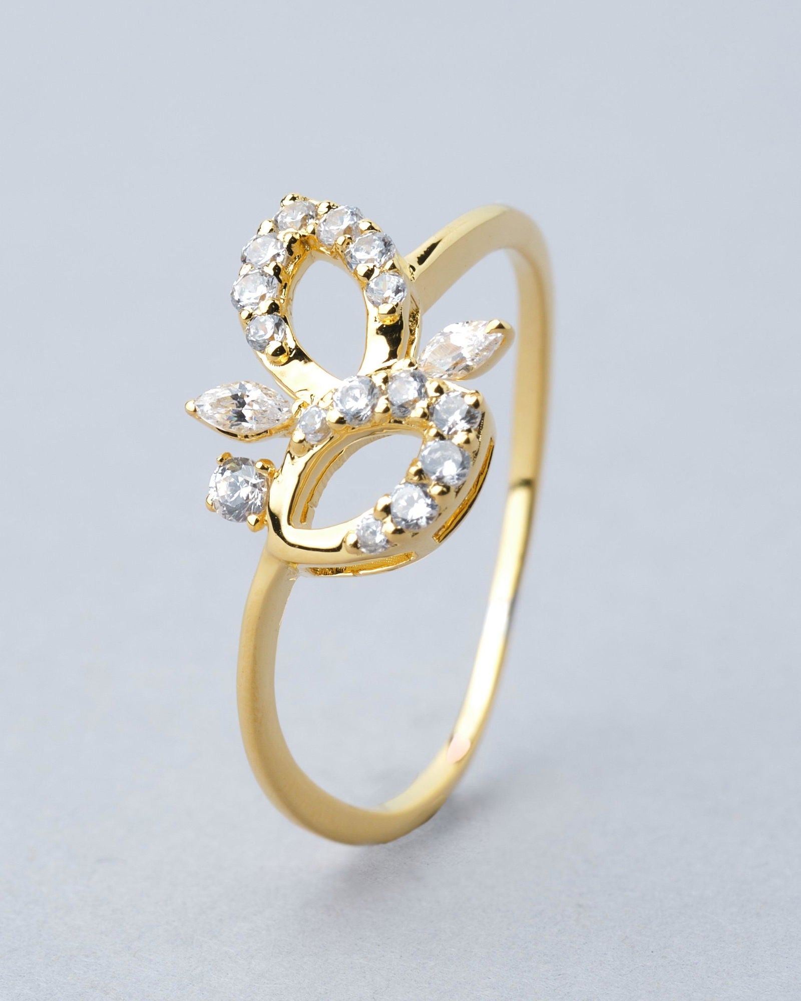 Trickel 18Kt Gold & Diamond Ring - Chandrani Pearls