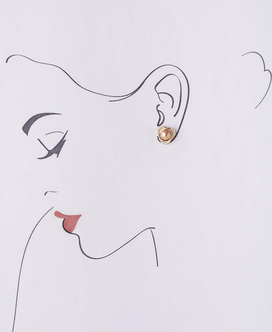 Tricon Flory Stud Pearl Earring - Chandrani Pearls