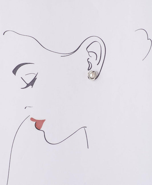 Tricon Flory Stud Pearl Earring - Chandrani Pearls