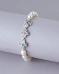 Triple Floral Pearl Bracelet - Chandrani Pearls