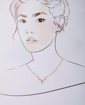 Vintage Stone Studded Pearl Necklace Set - Chandrani Pearls