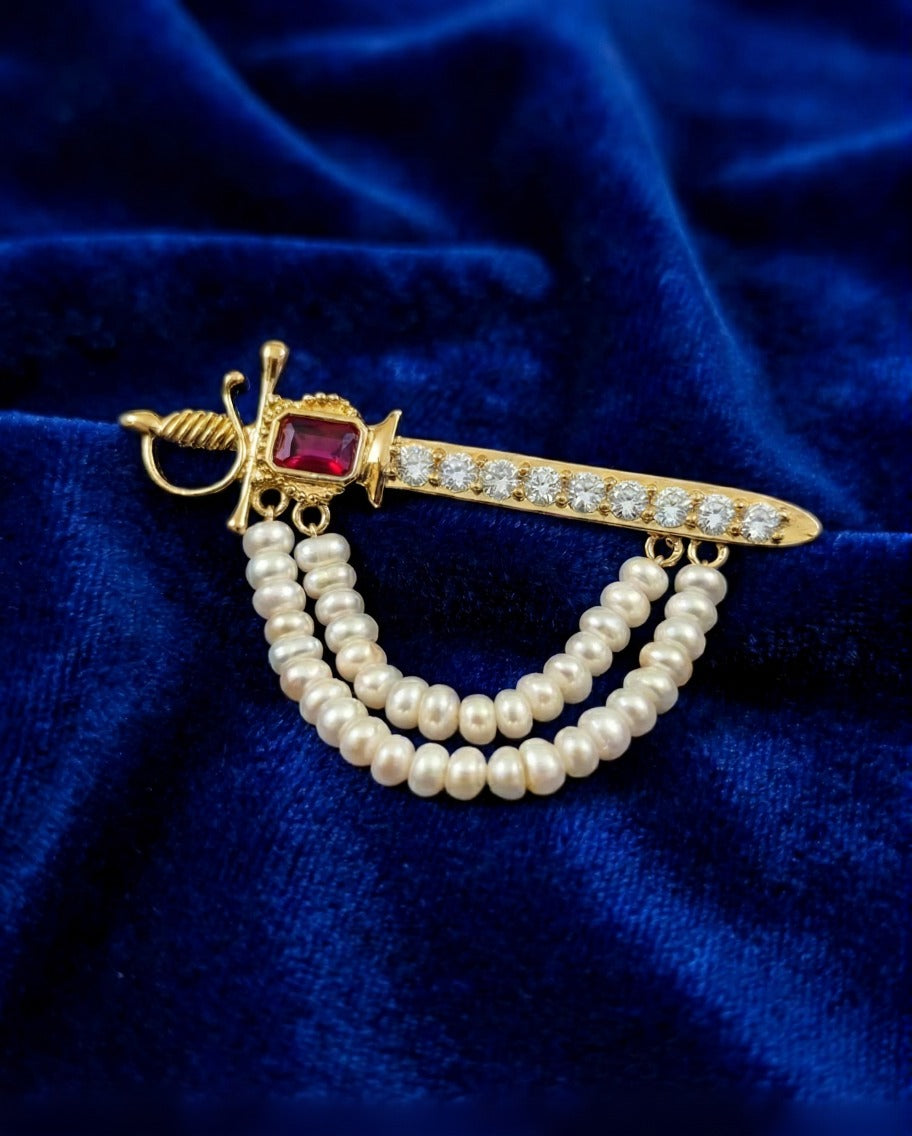 Heritage Glow Pearl Brooch