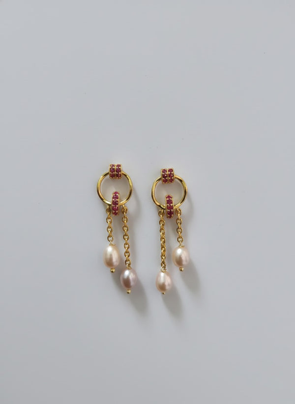 Modish Frond Dangler Earrings