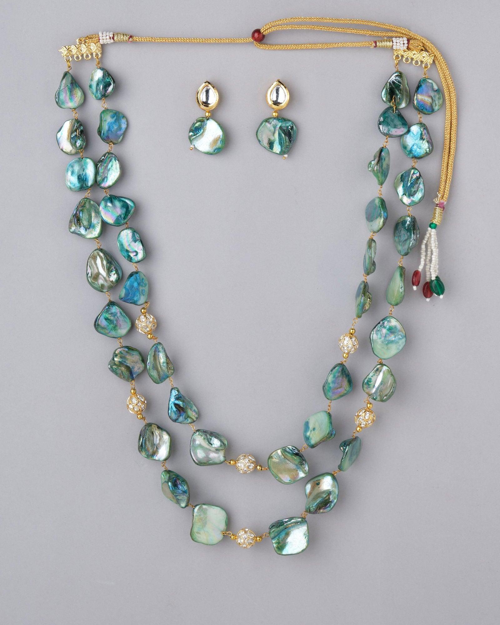 Yin and Yang Necklace Set - Chandrani Pearls
