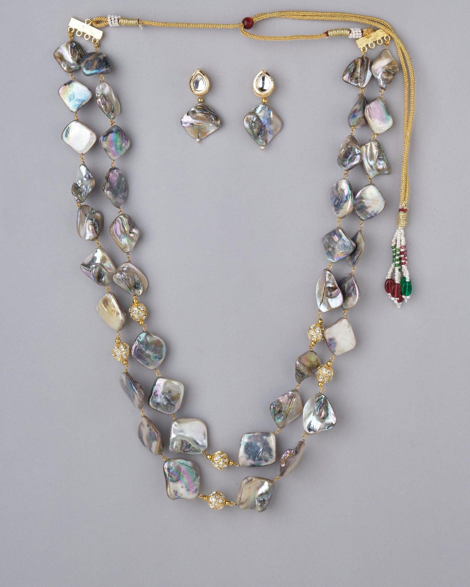 Yin and Yang Necklace Set - Chandrani Pearls