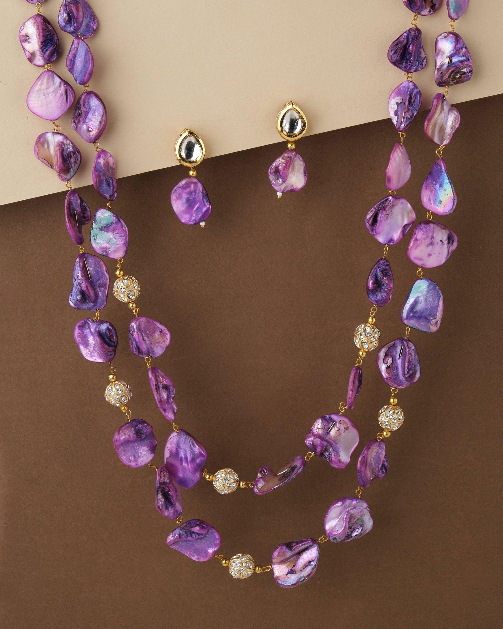 Yin and Yang Necklace Set - Chandrani Pearls