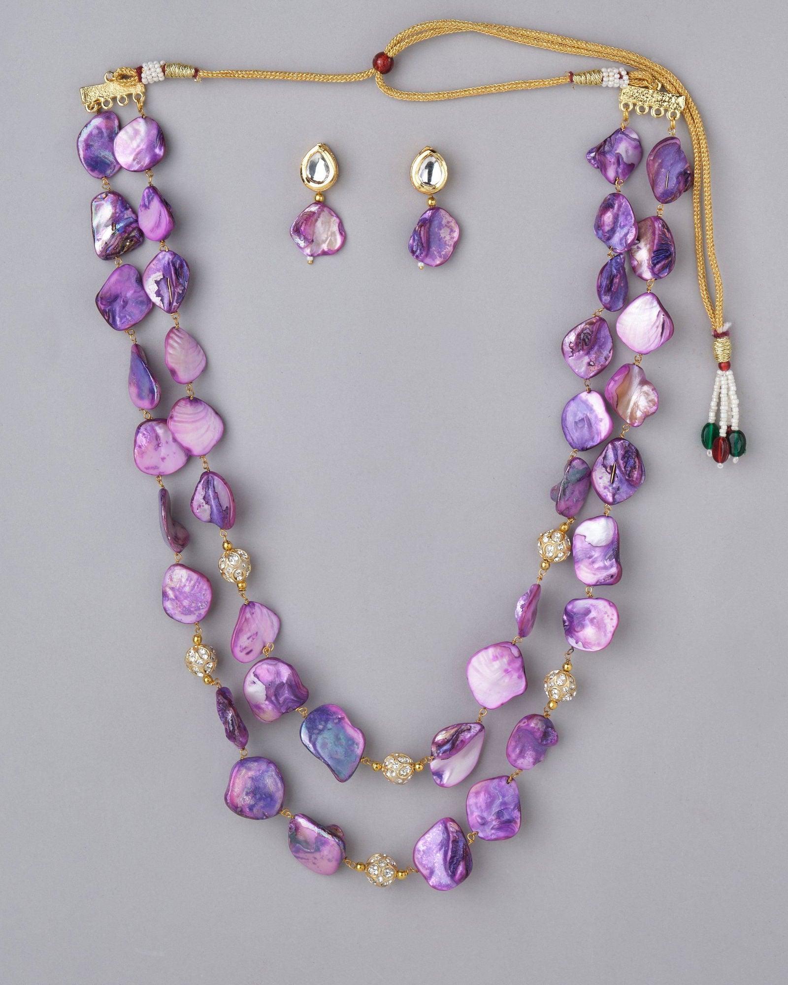 Yin and Yang Necklace Set - Chandrani Pearls