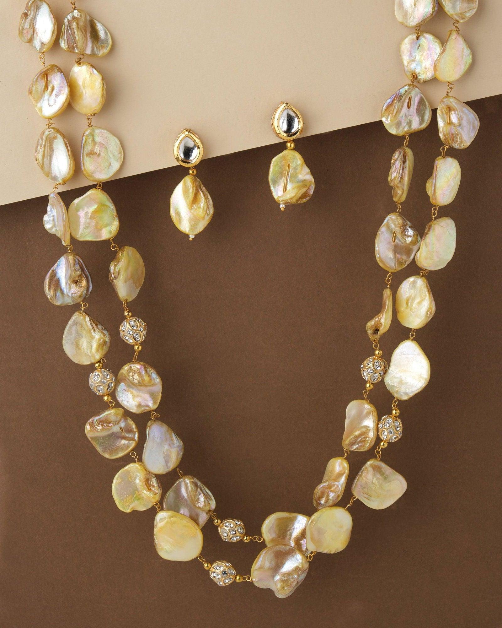 Yin and Yang Necklace Set - Chandrani Pearls