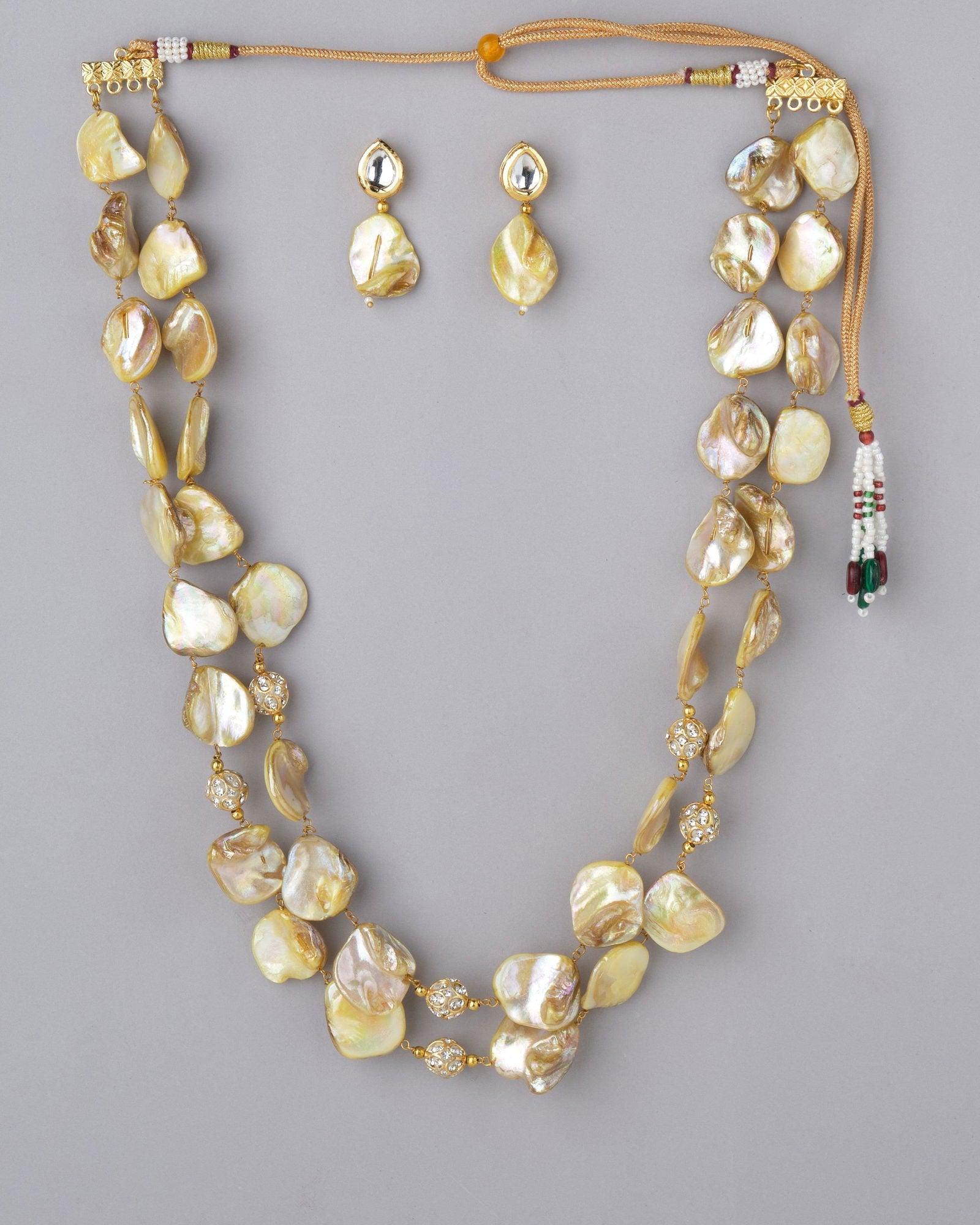 Yin and Yang Necklace Set - Chandrani Pearls