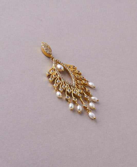 Agni Sparkling Chandbaali Earring - Chandrani Pearls