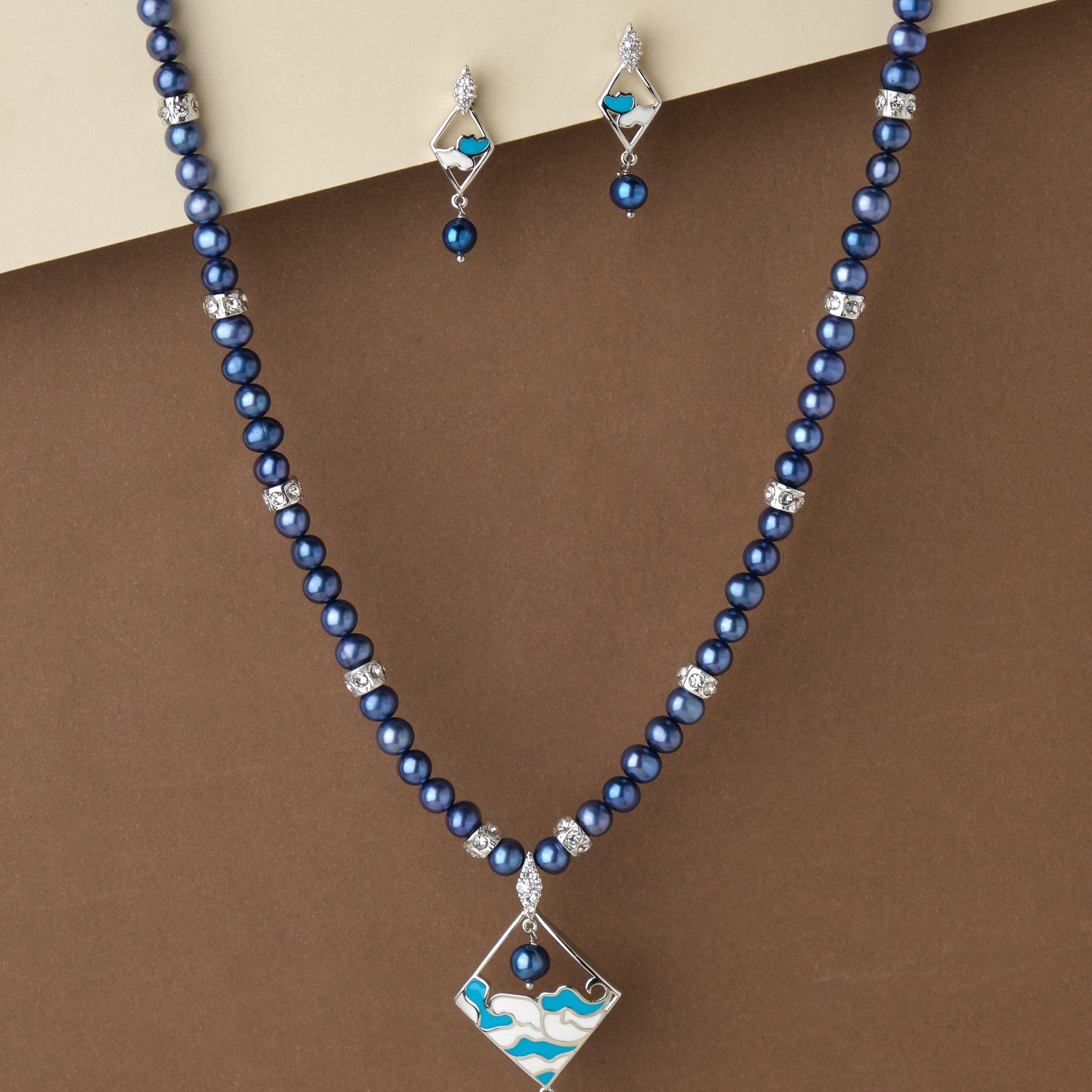Beautiful Regal Pearl Necklace Set - Chandrani Pearls
