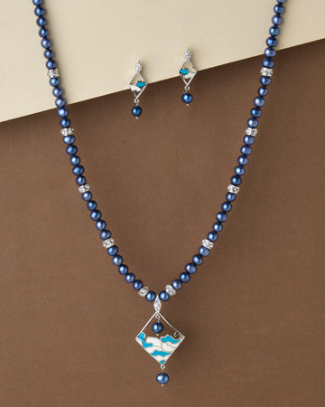 Beautiful Regal Pearl Necklace Set - Chandrani Pearls
